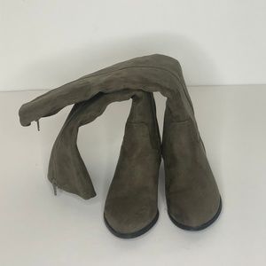 Tall Boots Low Heel